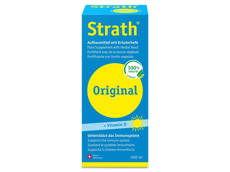 STRATH Original liquide fortifiant + vitamine D 500 ml