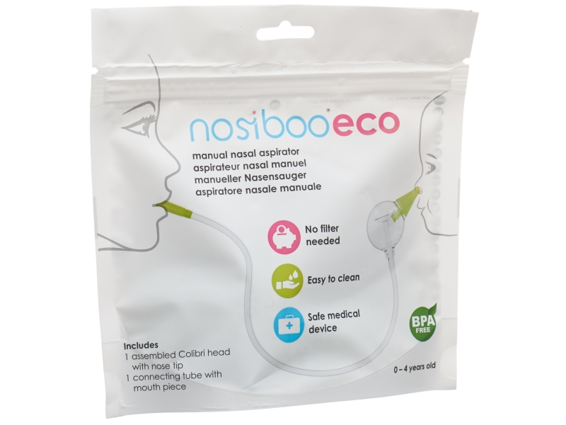 NOSIBOO Eco mundbetriebener Nasensauger