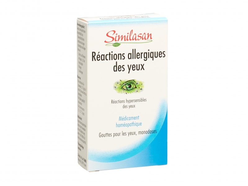 SIMILASAN Réactions allergiques, gouttes pour les yeux, monodoses 20 x 0.4 ml