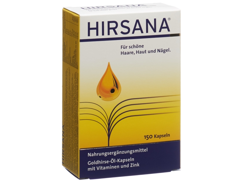 HIRSANA capsules huile de millet doré 150 pièces