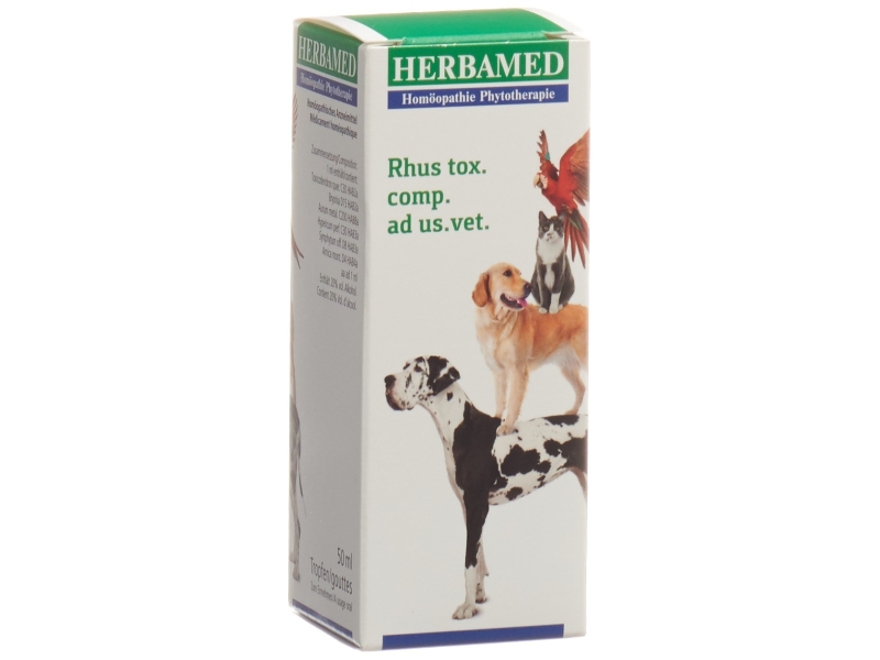 HERBAMED Rhus toxicodendron comp ad us vet 50 ml