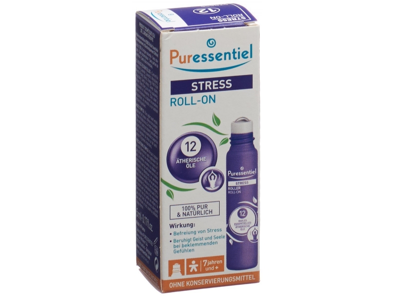 PURESSENTIEL Stress Mit 12 Ätherischen Ölen Roll-On 5 ml