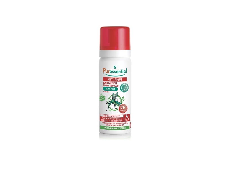 PURESSENTIEL Spray Repellente per Bambini Anti-Piquet 60 ml