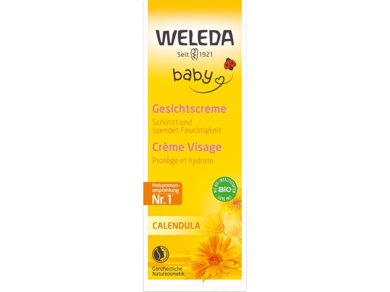 WELEDA Baby calendula crème visage tube 50 ml