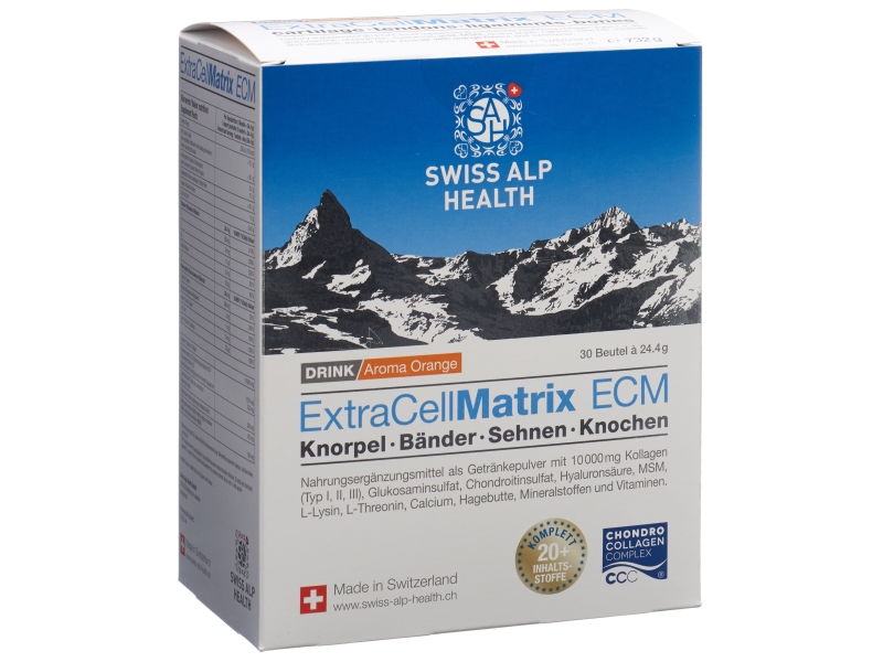 EXTRA CELL Matrix ECM Drink Gelenke Orange 30 Stk