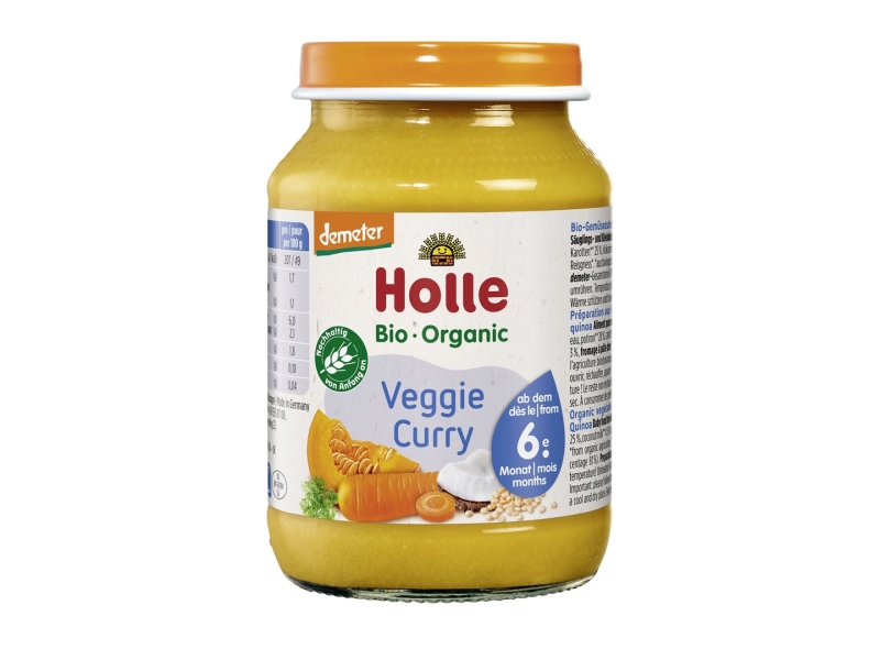 HOLLE Veggie Curry Glas 190 g