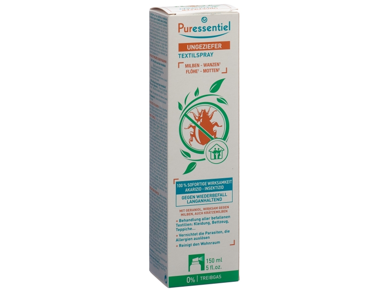 PURESSENTIEL Spray textiles anti parasitaires 150 ml