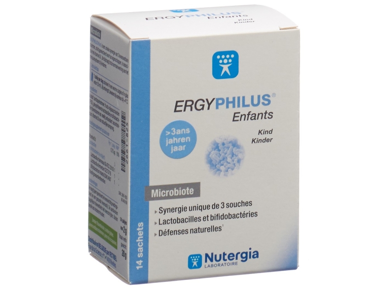 NUTERGIA Ergyphilus Enfants Boîte de 14 sachets