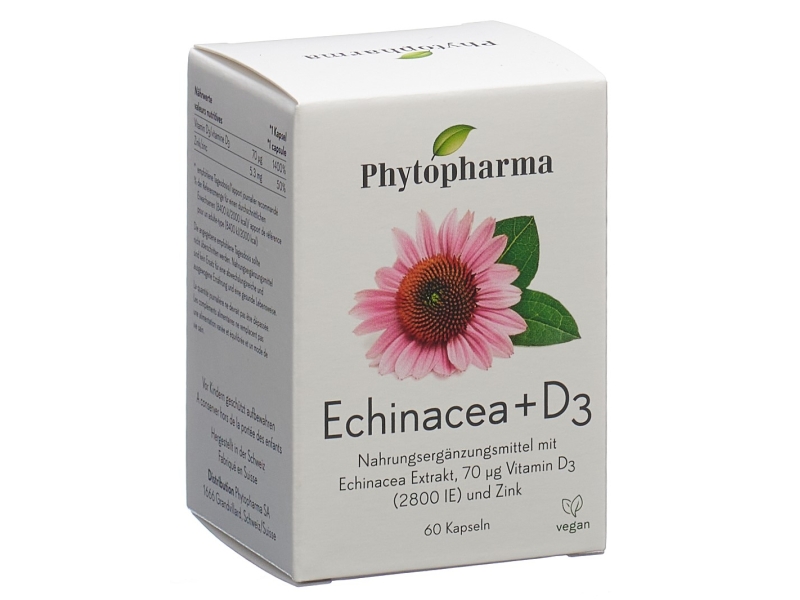 PHYTOPHARMA Echinacea + Vitamin D3 Kaps 60 Stk