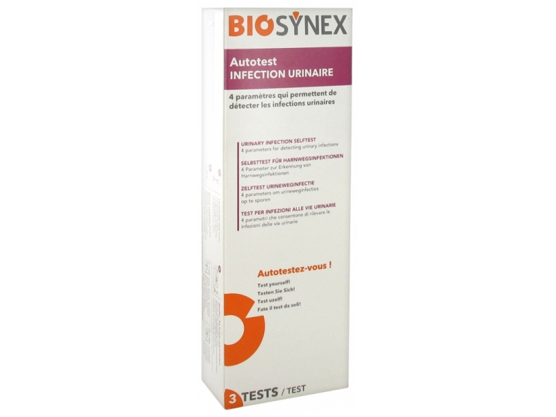 BIOSYNEX Autotest infections urinaires 3 pièces
