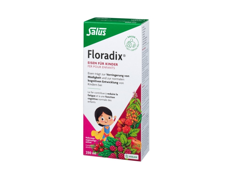 DR. DUNNER Floradix Fer + Vitamines pour enfants sirop 250 ml