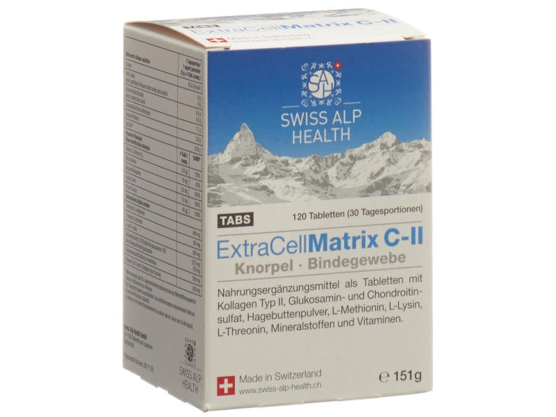 EXTRA CELL Matrix C-II Articulations 120 comprimés