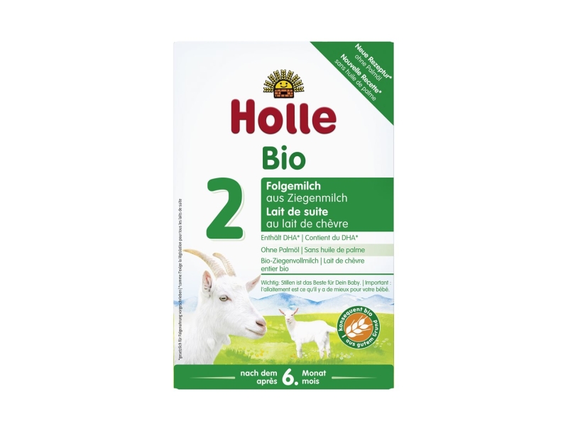 HOLLE Lait chèvre, lait de suite 2 bio 400 g