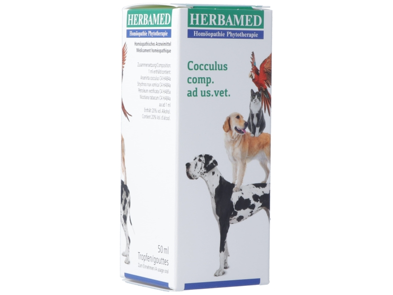 HERBAMED Cocculus composant à usage vétérinaire 50 ml
