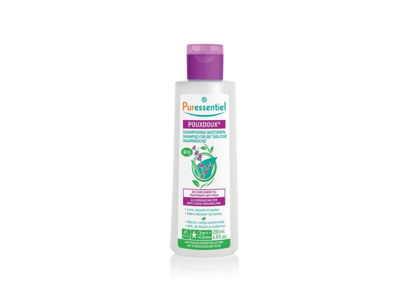 PURESSENTIEL Pouxdoux® Shampoo Quotidiano Certificato Biologico 200 ml
