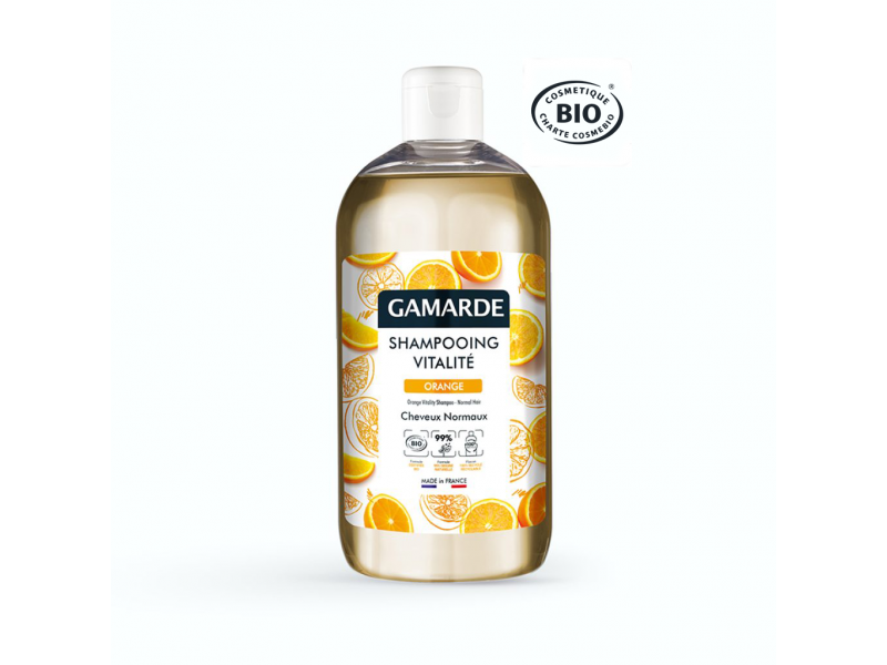GAMARDE Capillaire Beauté des cheveux shampooing vitalité-orange flacon 500 ml