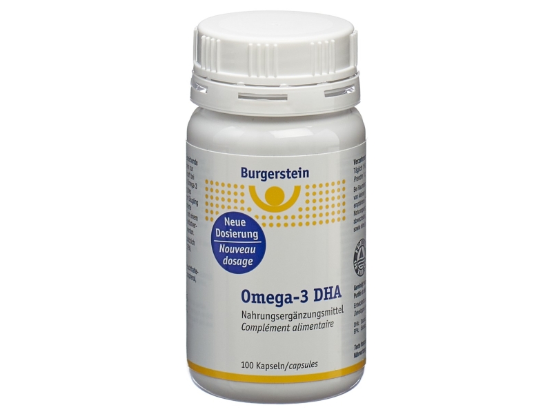 BURGERSTEIN Omega-3 DHA capsules 100 pièces