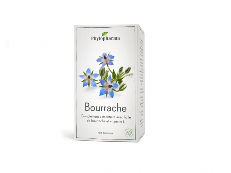 PHYTOPHARMA Bourrache capsules 500 mg 190 pièces