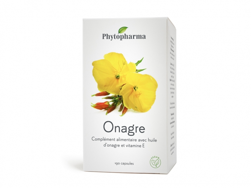 PHYTOPHARMA Onagre Capsules 500 mg 190 Pièces
